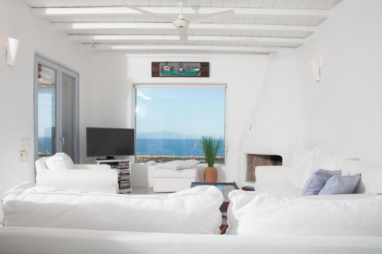 3 Bedroom Cycladic Villa Lia Kalafatis Eksteriør bilde